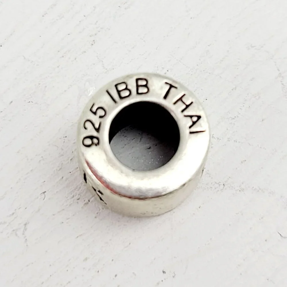 Sterling Silver Daughter Charm Bead 925 IBB Thai European Style Bracelets 1.92gr